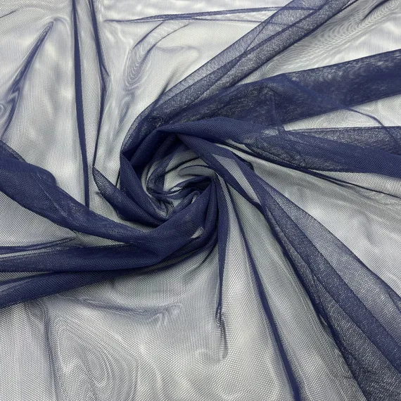 Бюстовая сетка неэластичная темно-синяя (цв. 061), Lauma