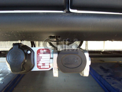 Фаркоп оцинкованный Galia N047A для Nissan Interstar 1998-2010, Opel Movano A 1999-2010, Renault Master 1998-2010(паспорт и сертификат в комплекте)(без электрики)