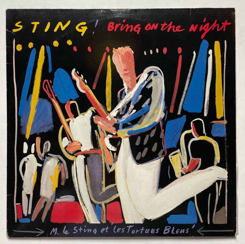 Винтажная виниловая пластинка LP Sting Bring On The Night 2LP (Germany 1986)