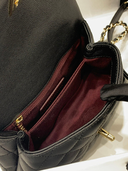 Chane1 Coco Handle Bag 19 cm