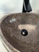 Раковина из речного камня RS-65959 46х37х15 из натурального камня