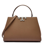 Кожаная сумка-трапеция Eleanor TORY BURCH - коричневый(153215)