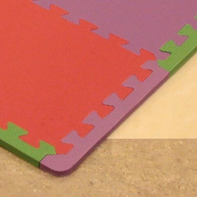 Бордюр Funkids угловой для ковриков пазлов 12, 4 штуки