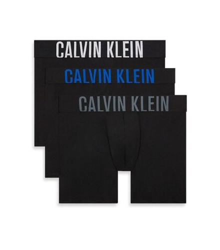 Боксерки теннисные Calvin Klein Trunk Intense Power 3P - black/white/grey/blue