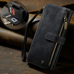 Многофункциональный чехол-кошелек CaseMe 3 in 1 Matte Wallet для Samsung Galaxy S25 Ultra