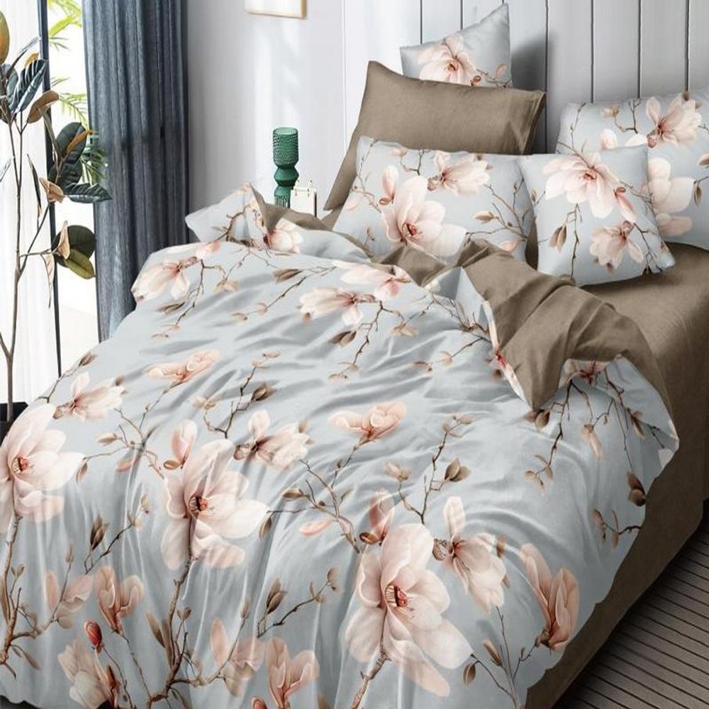 Комплект постельного белья "П37. F-82008", поплин, 100% хлопок, Россия.