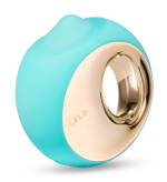 Аквамариновый клиторальный стимулятор Lelo Ora 3 (Цвет: аквамариновый)