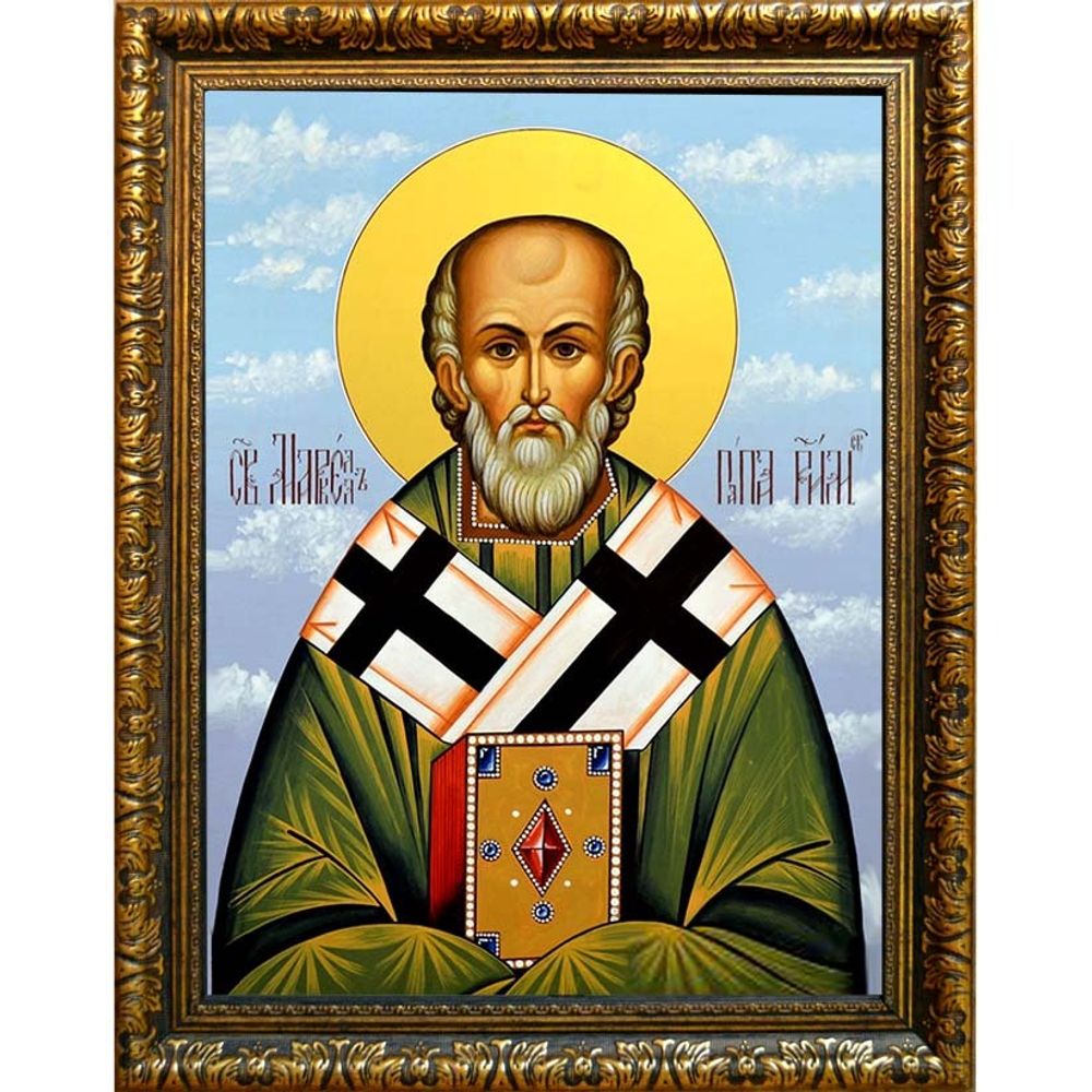 Маркелл Римский, папа Римский священномученик. Икона на холсте.