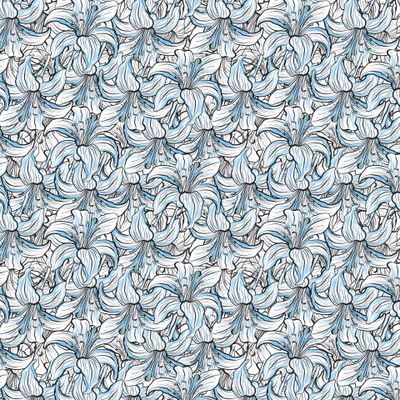 Абстрактный паттерн - Лилии