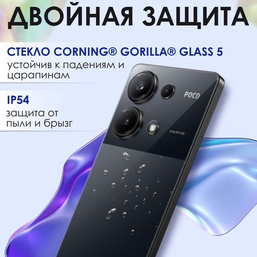 Смартфон POCO M6 Pro 8/256 Black (черный)