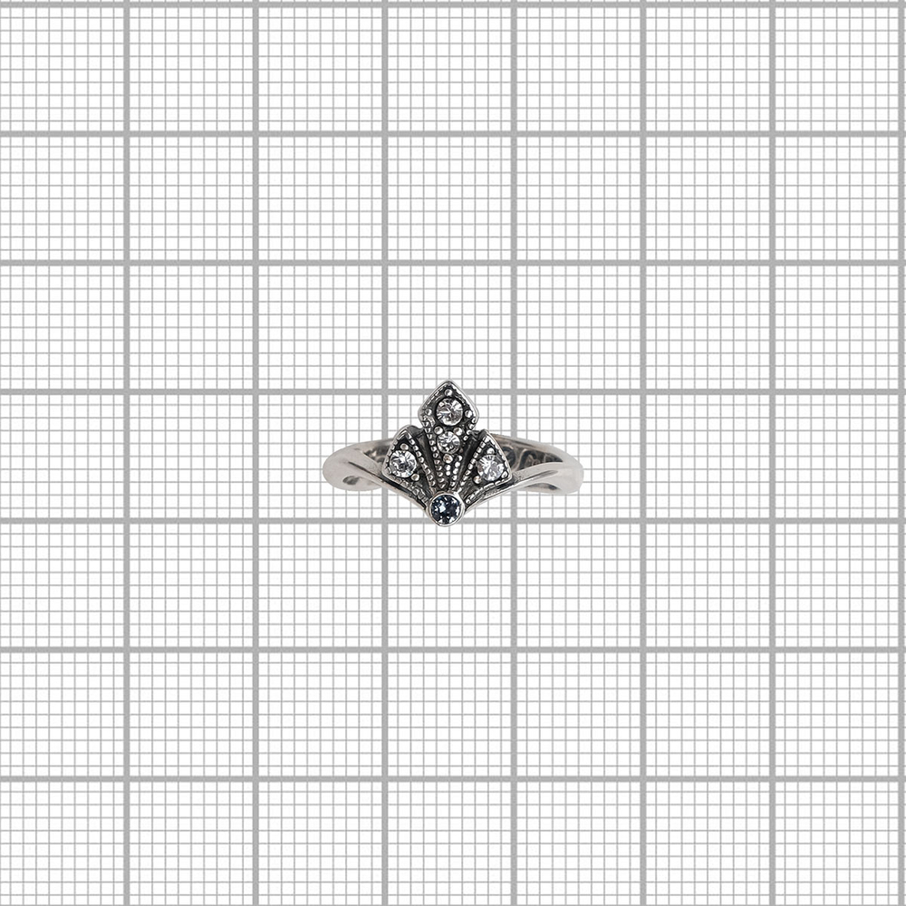 "Фове" кольцо в  серебряном покрытии из коллекции "Paris" от Jenavi