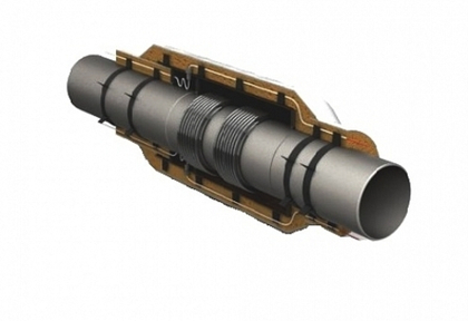 Сильфонный компенсатор 1-секционный эл/св 273х7,0_16_80 ППУ-ОЦ