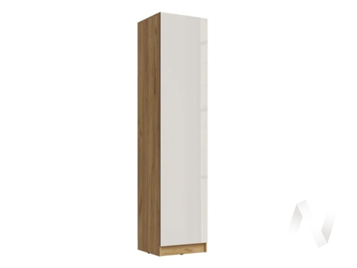 Пенал МС Роджина (дуб крафт/белый глянец)