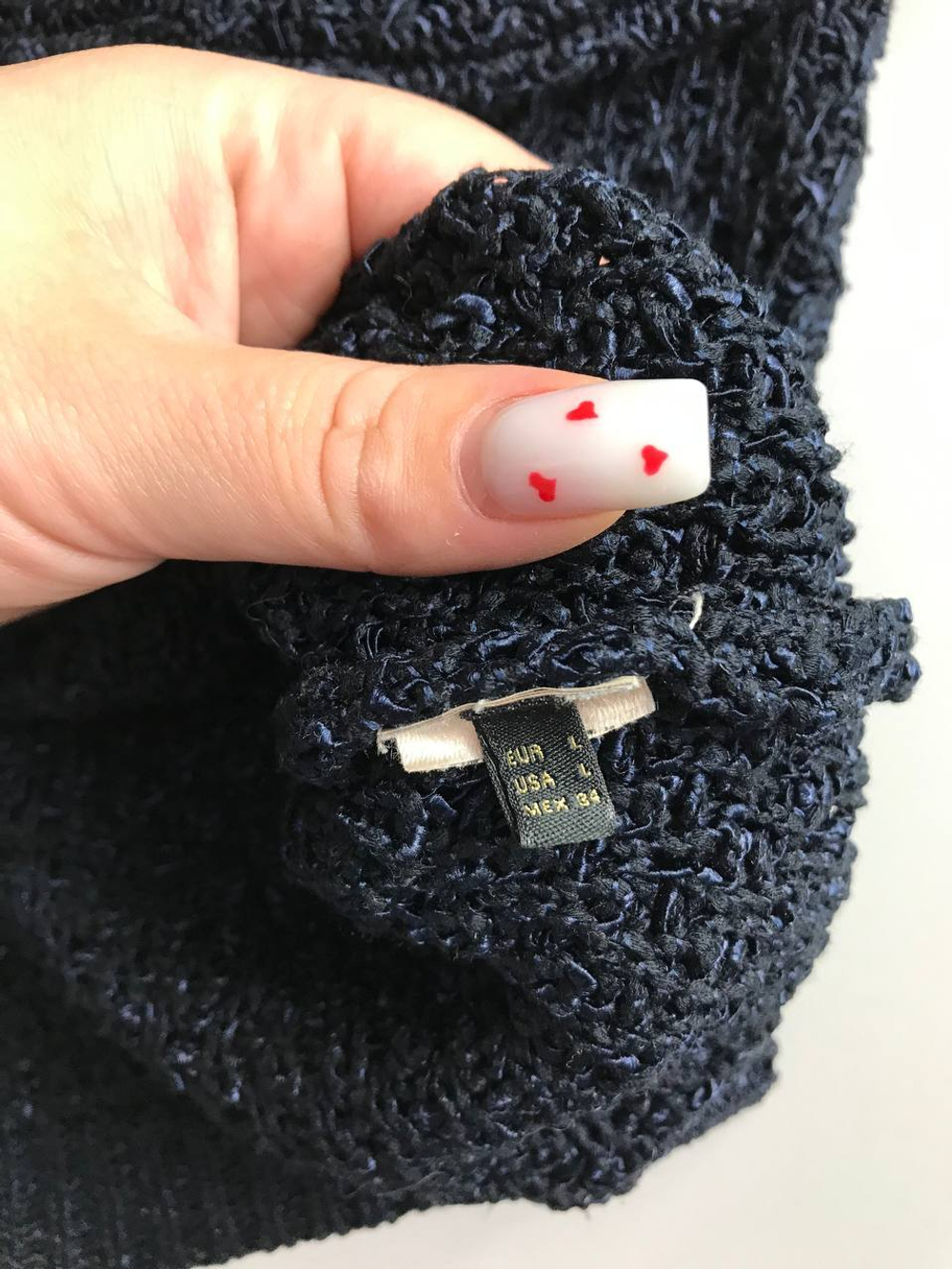 Джемпер MAssimo dutti фактурный, с лентами на шее, маркировка L, 46-48 размер