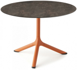 Столик ламинированный кофейный Scab Design Tripe, терракотовый, кортен