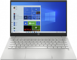 Ноутбук HP Pavilion 14-ec0046ur 14"(1920x1080 IPS)/AMD Ryzen 5 5500U(2.1Ghz)/8192Mb/512PCISSDGb/noDVD/Int:AMD Radeon Integrated Graphics/Cam/BT/WiFi/43WHr/war 1y/Natural silver  /WinHome + RU kbd (601C7EA)