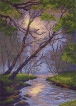 "Пейзаж"-1014 канва с рисунком