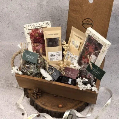 Подарочный ящик "Розовый вечер"