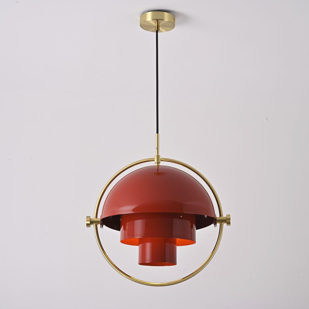 Подвесной светильник Louis Weisdorff Gubi Multi-lite Pendant Red