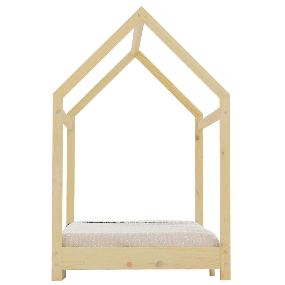 Кровать домик односпальная 90х190 Cozy, в лаке