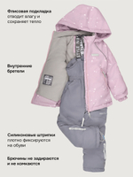 Костюм 7м1026 пудра/светло-серый