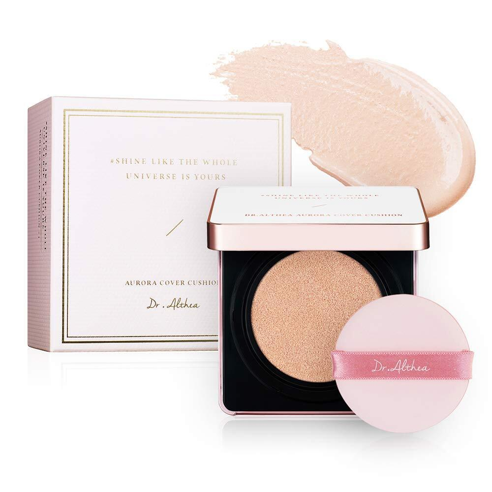 Dr.Althea Aurora Cover Cushion SPF 50+ PA+++ тон 13 тональный кушон с матовым покрытием