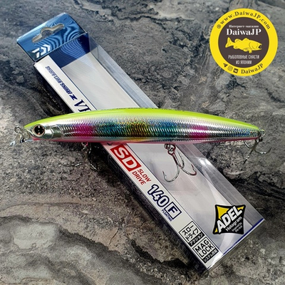 Воблер DAIWA SHORELINE SHINER-Z VERTICE SD 140F #Adel Fuyajyo