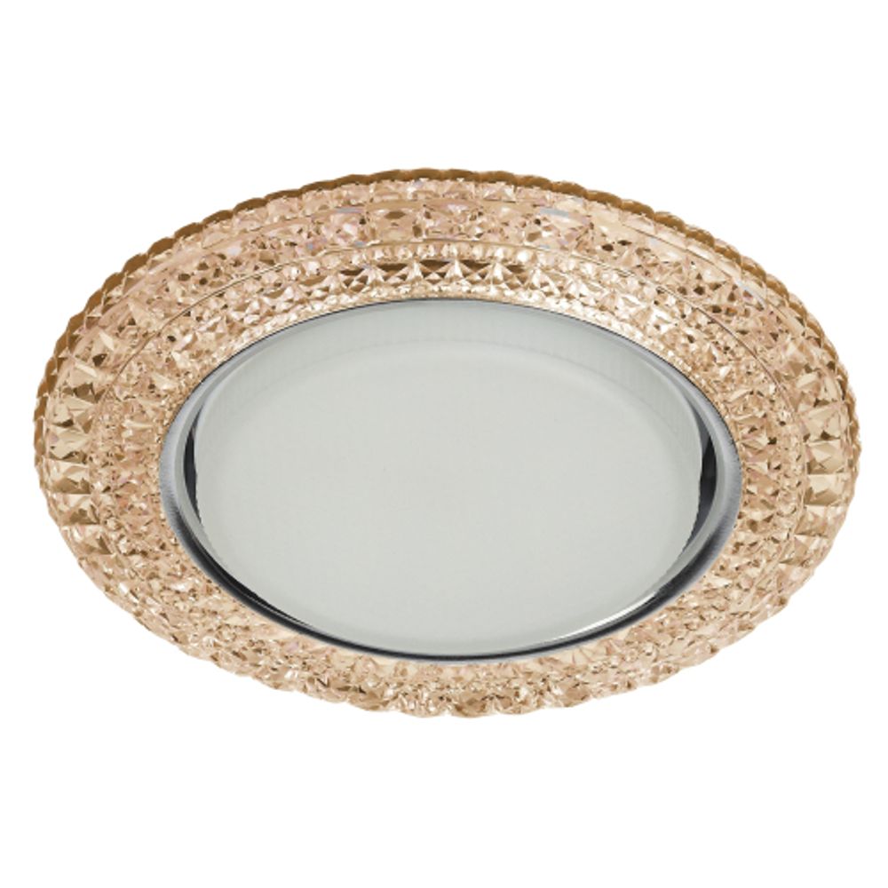 DK LD26 CHP/WH Светильник ЭРА декор cо светодиодной подсветкой Gx53, шампань