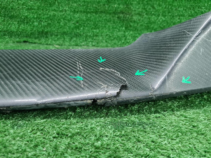 Юбка переднего бампера BMW X5 F15 (2013-2018) M-paket