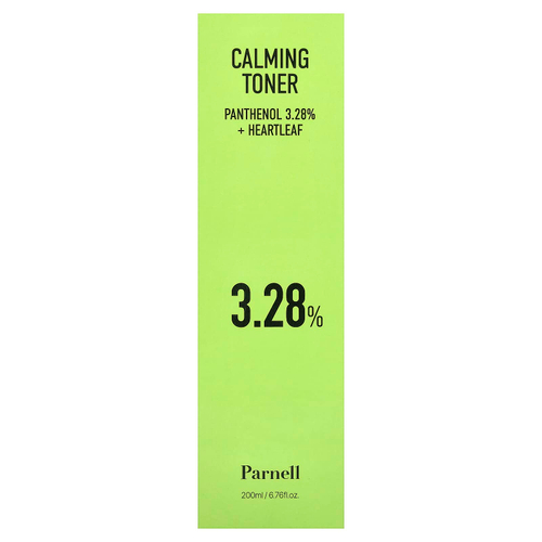 Parnell, пантенол, сердечный лист 3.28, успокаивающий тоник, 200 мл (6,76 жидк. унции)