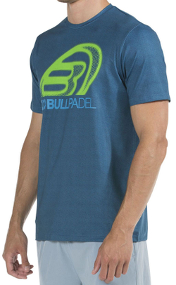 Теннисная футболка Bullpadel Carara - Blue
