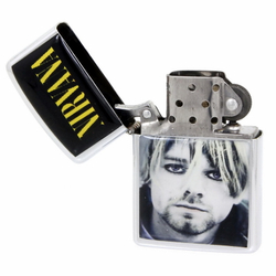 Зажигалка Nirvana портрет Kurta Cobaina (423)