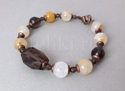 браслет из кварца (б-0847)