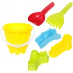 Набор для игры в песочнице «Строитель замков», 21*16 см, 6 предметов, микс