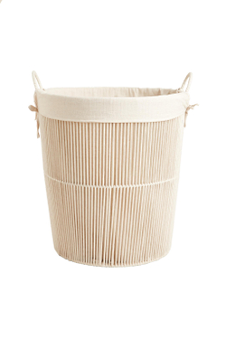 Zara Home Корзина из нержавеющей стали, цвет бежевый, 51 см