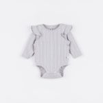 Боди с крылышками "Жемчуг" из ажурного хлопка 0+