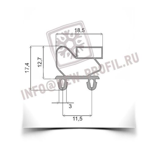 Уплотнитель для холодильного шкафа Polair ШХ-0,5 ДС (DР105-S) 1545*655 мм(011)