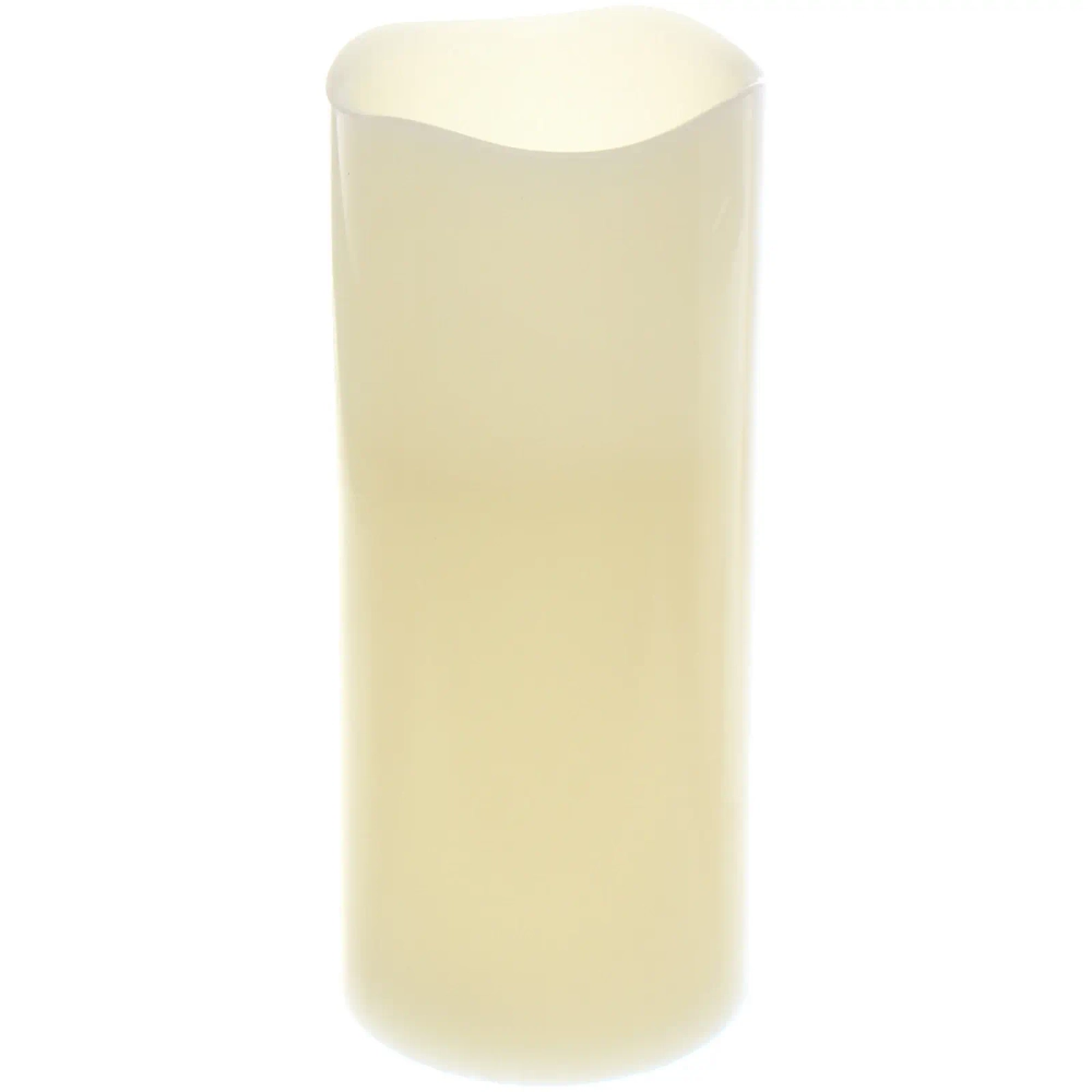 Сувенир с подсветкой «Свеча восковая - Звездная» 7,5*17,5 см - облита воском (работает от батареек 3 ААА)