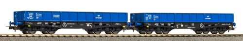 Набор из 2-х грузовых платформ 401Zb PKP Cargo, эпоха VI