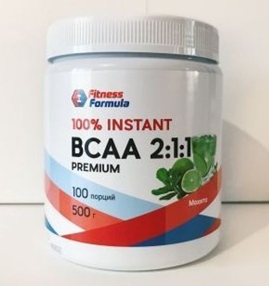 100% BCAA 2:1:1 Premium 500 гр