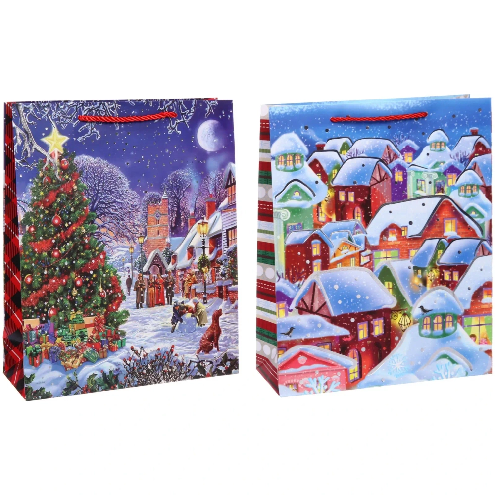 Пакет подарочный «Лучшие друзья» 26*32*10 см, микс