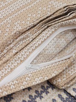 Постельное белье Сказка "Скандинавия/Вязание" 1,5-сп Наволочка 50х70 см 1 шт Простынь на резинке 90х200 см Пододеяльник 145х215 см, перкаль