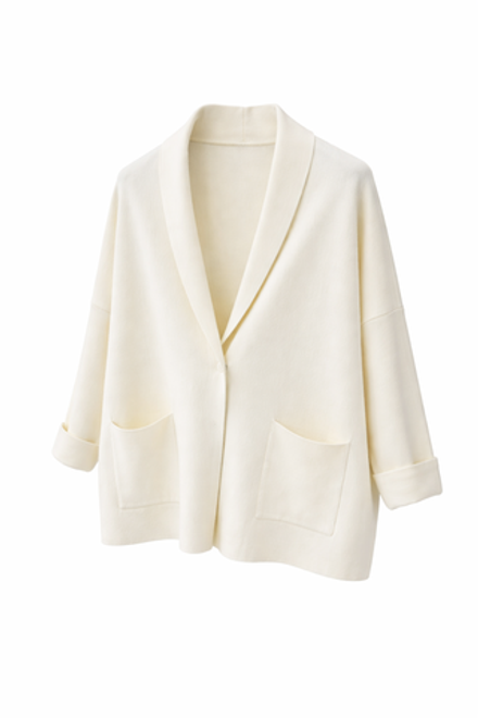 ITALY K (LARA) кардиган (оверсайз) - белый