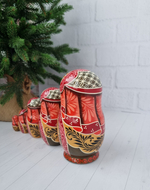 Матрешка Виды города 12см 5 мест