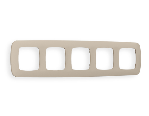 OF140365 Рамка OMEGA Ecta (Серо-бежевый матовый) 5-ая