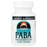 Source Naturals, ПАБК, 100 мг, 100 таблеток