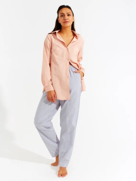 Брюки женские MINAKU: Home collection цвет серый, р-р 42