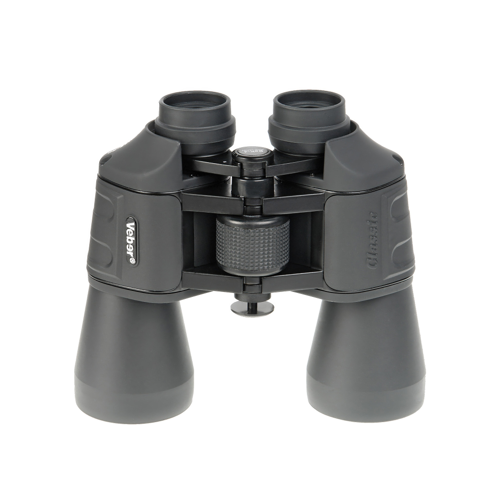 Бинокль Veber Classic БПЦ 12x50 VR серый - Porro призмы из стекла Bak-4