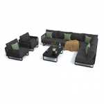 Лаунж зона угловая Ideal Patio БЕЛЛИСА модульная маренго