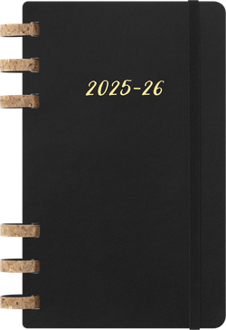 Еженедельник Moleskine ACADEMIC SPIRAL (DSSPB12AMWH3) Large 150х210мм 200стр кремовые страницы спираль черный
